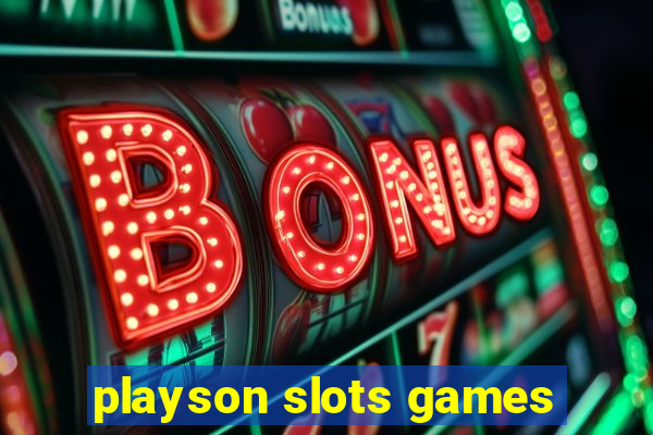 playson slots games