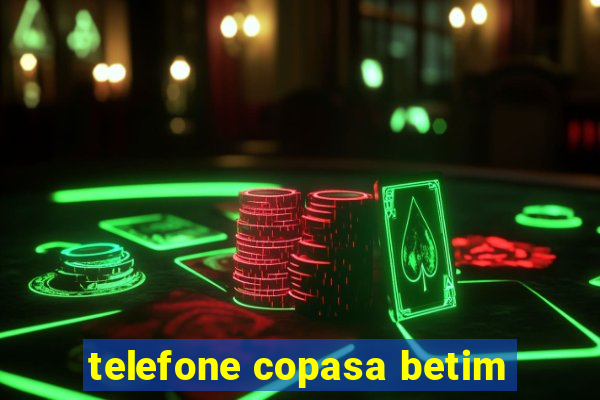 telefone copasa betim