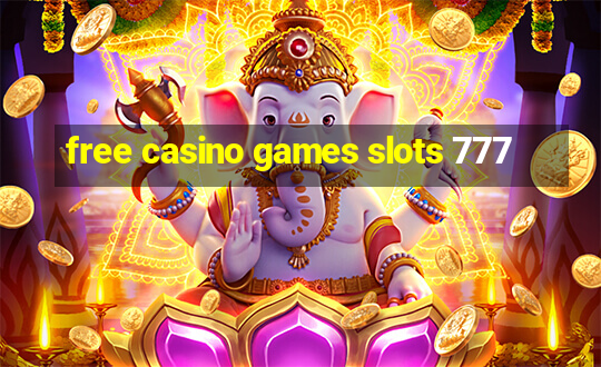 free casino games slots 777