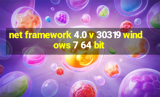 net framework 4.0 v 30319 windows 7 64 bit