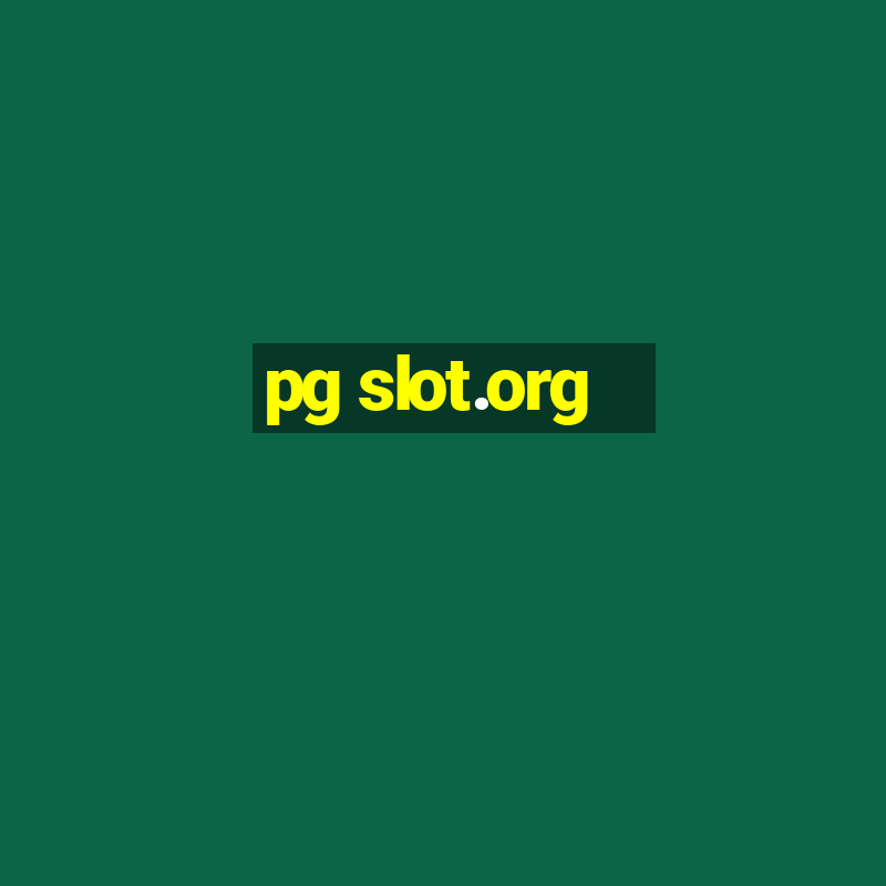 pg slot.org