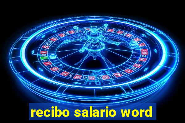 recibo salario word