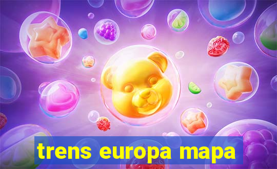 trens europa mapa