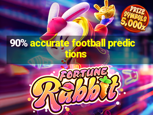 90% accurate football predictions