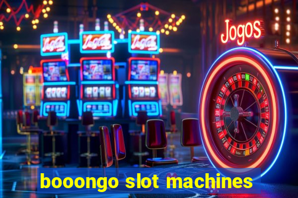 booongo slot machines