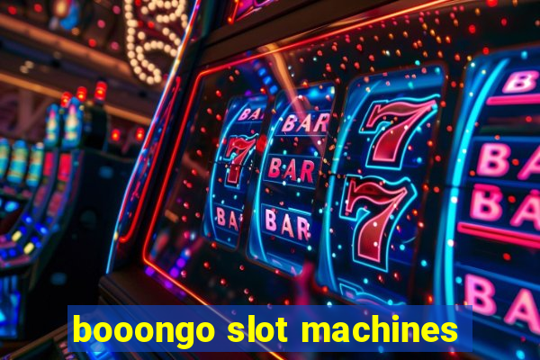 booongo slot machines