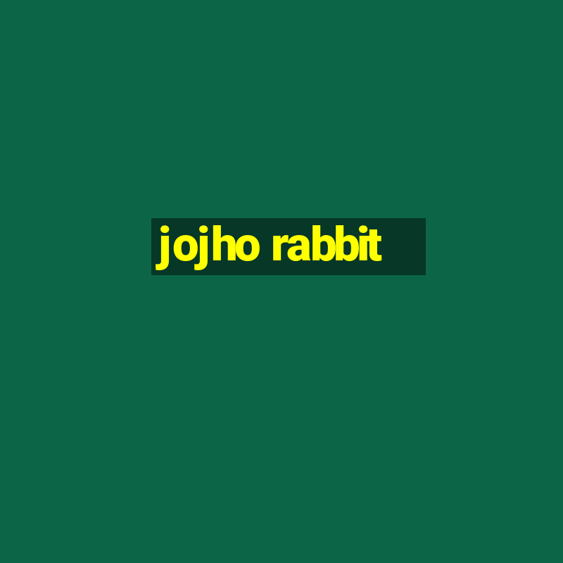 jojho rabbit