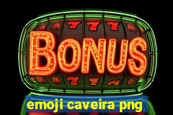 emoji caveira png