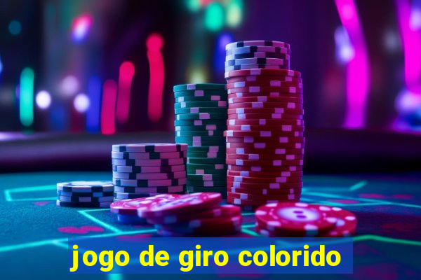 jogo de giro colorido