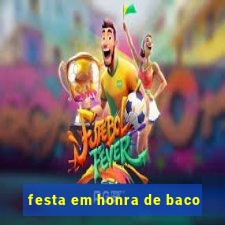 festa em honra de baco