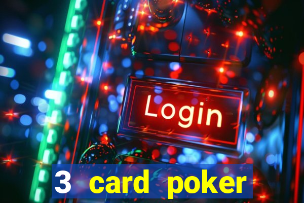 3 card poker casino odds