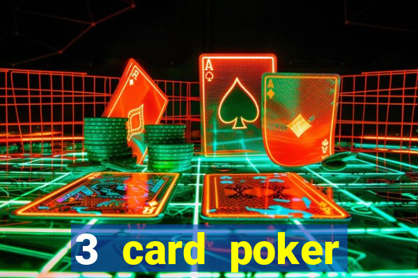 3 card poker casino odds