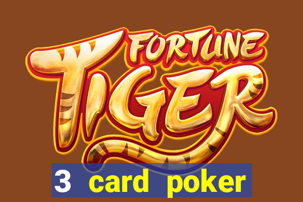 3 card poker casino odds