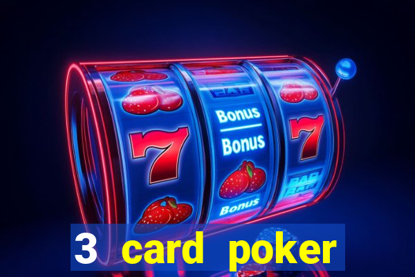 3 card poker casino odds