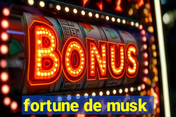 fortune de musk