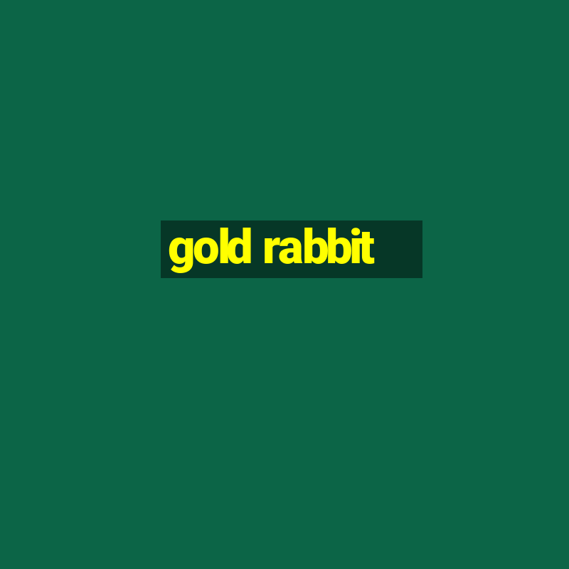 gold rabbit