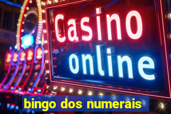 bingo dos numerais