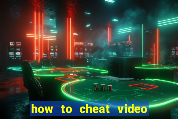 how to cheat video slot machines