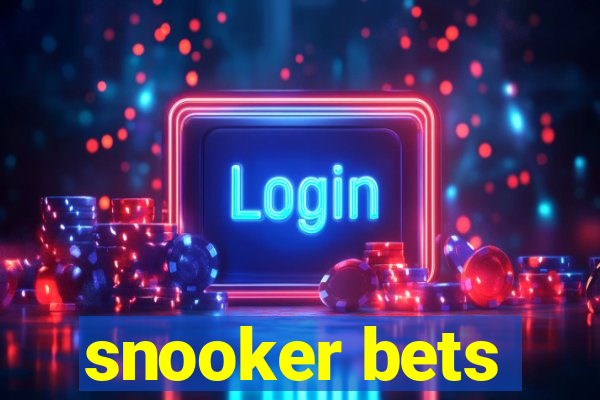 snooker bets