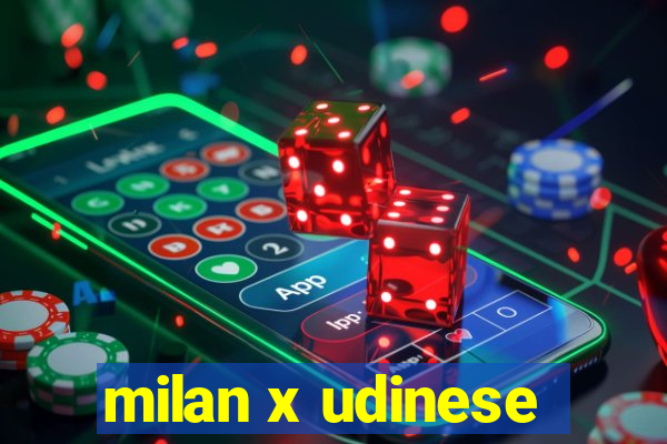 milan x udinese