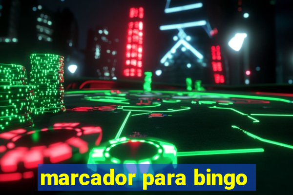 marcador para bingo