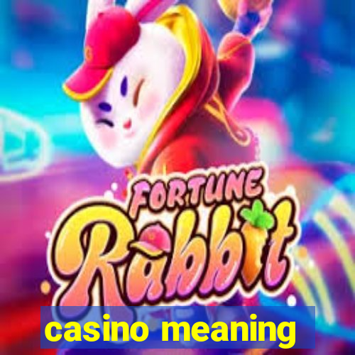 casino meaning