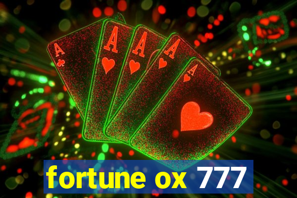 fortune ox 777