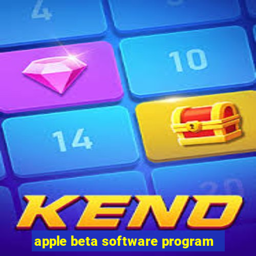 apple beta software program