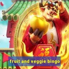 fruit and veggie bingo