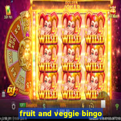 fruit and veggie bingo