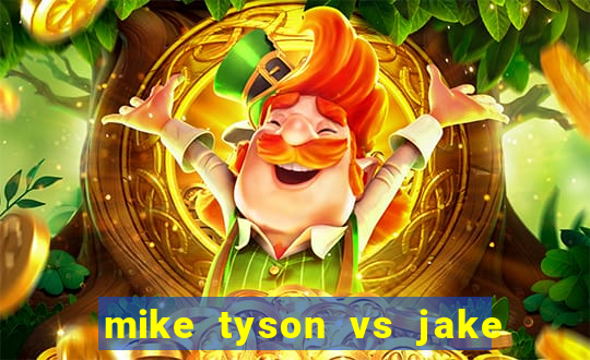 mike tyson vs jake paul assistir online