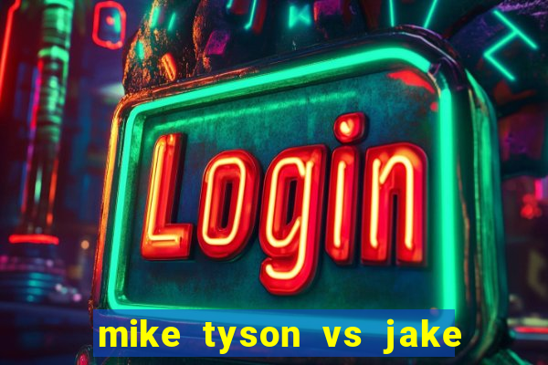 mike tyson vs jake paul assistir online