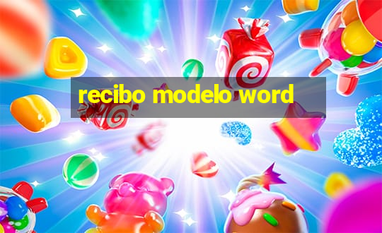 recibo modelo word