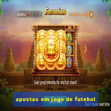 apostas em jogo de futebol