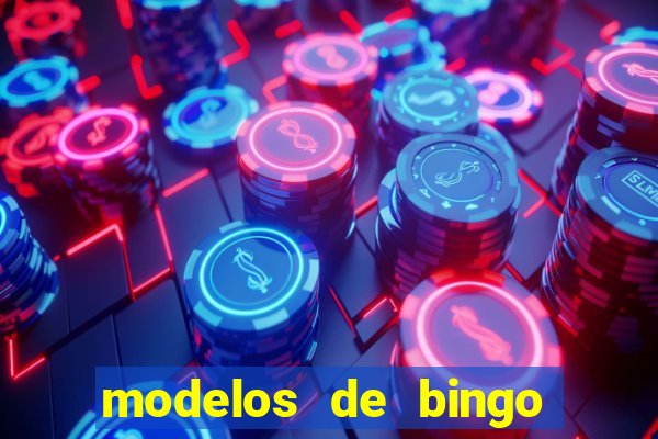 modelos de bingo para imprimir