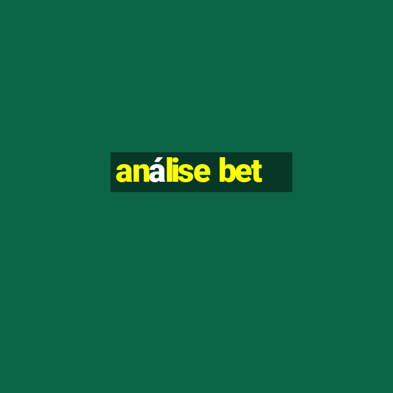 análise bet