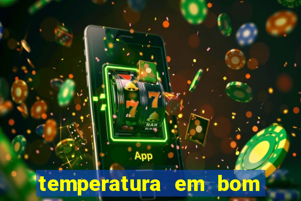 temperatura em bom jesus da lapa