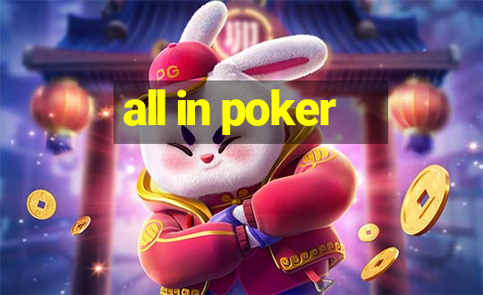 all in poker