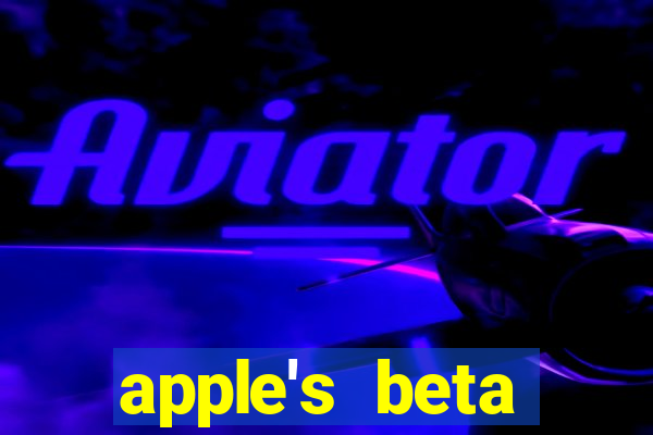 apple's beta software program