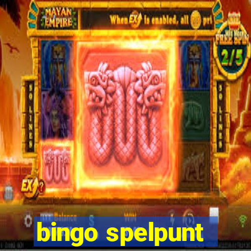 bingo spelpunt