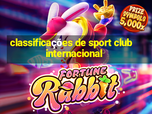 classificações de sport club internacional