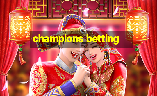 champions betting