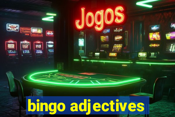 bingo adjectives