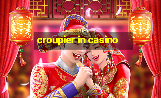 croupier in casino