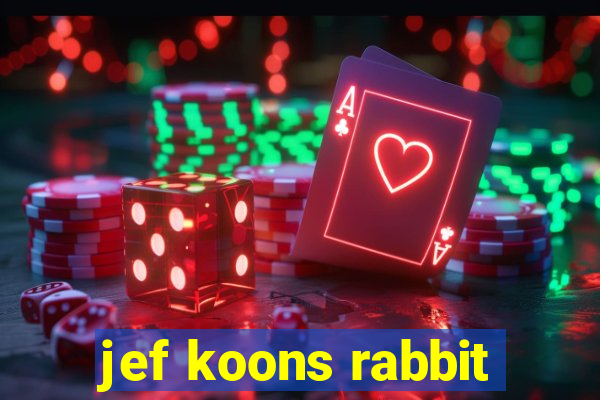 jef koons rabbit