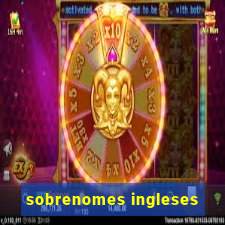 sobrenomes ingleses