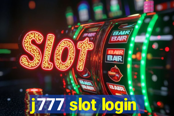 j777 slot login