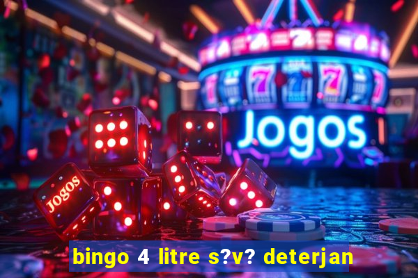 bingo 4 litre s?v? deterjan