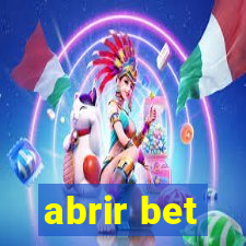 abrir bet