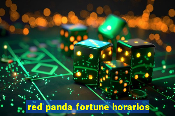 red panda fortune horarios